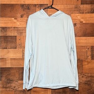 AndersonOrd Women's Light Blue Long Sleeve Hoodie XXL Extra Large